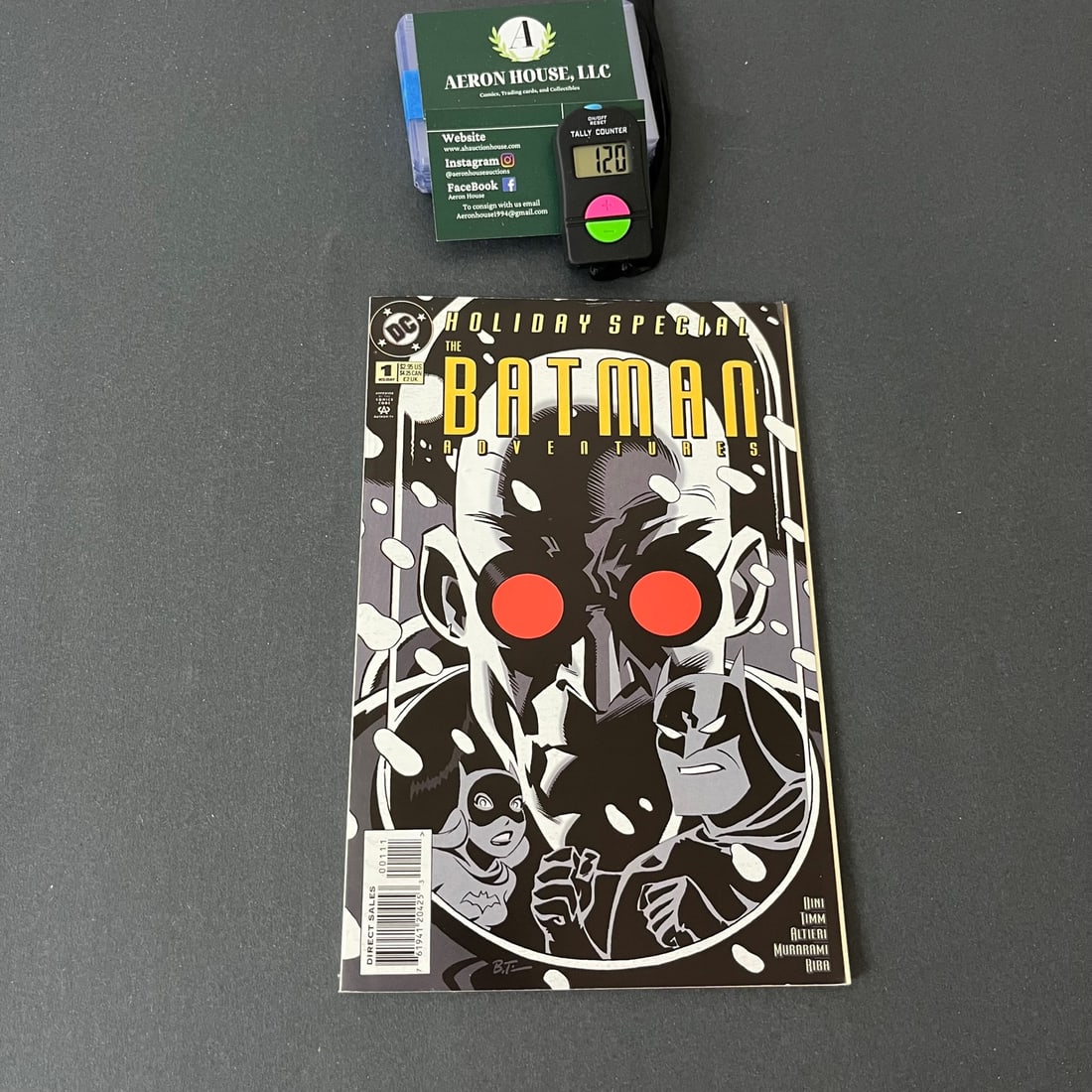 Batman Adventures Holiday Special Key Comic!: We are a veteran owned company. Please look at the pictures carefully to determine what you believe the condition of collectible is. We are currently accepting consignments. Email us a aeronhouse1994@