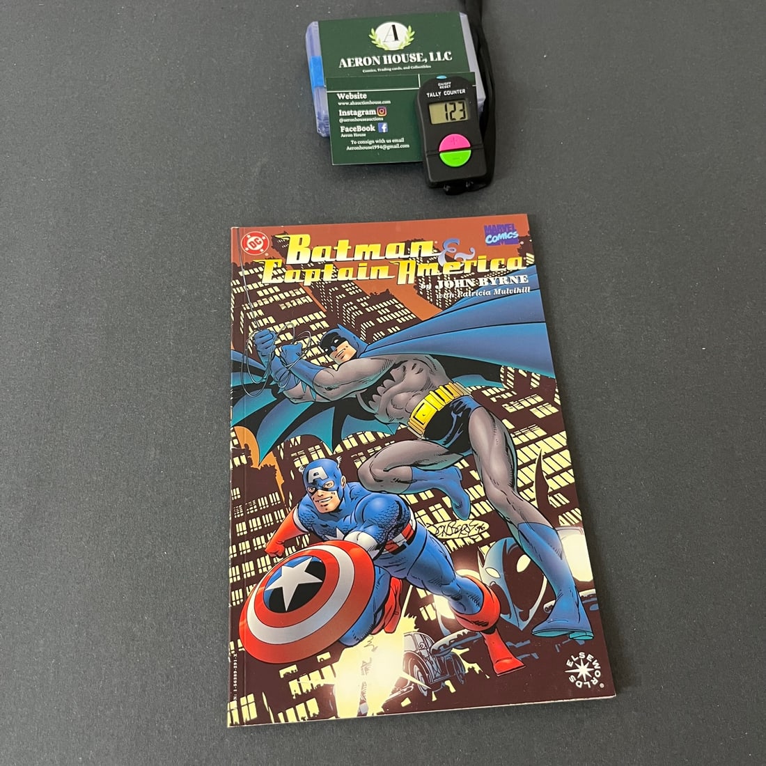 Batman & Captain America TPB: We are a veteran owned company. Please look at the pictures carefully to determine what you believe the condition of collectible is. We are currently accepting consignments. Email us a aeronhouse1994@