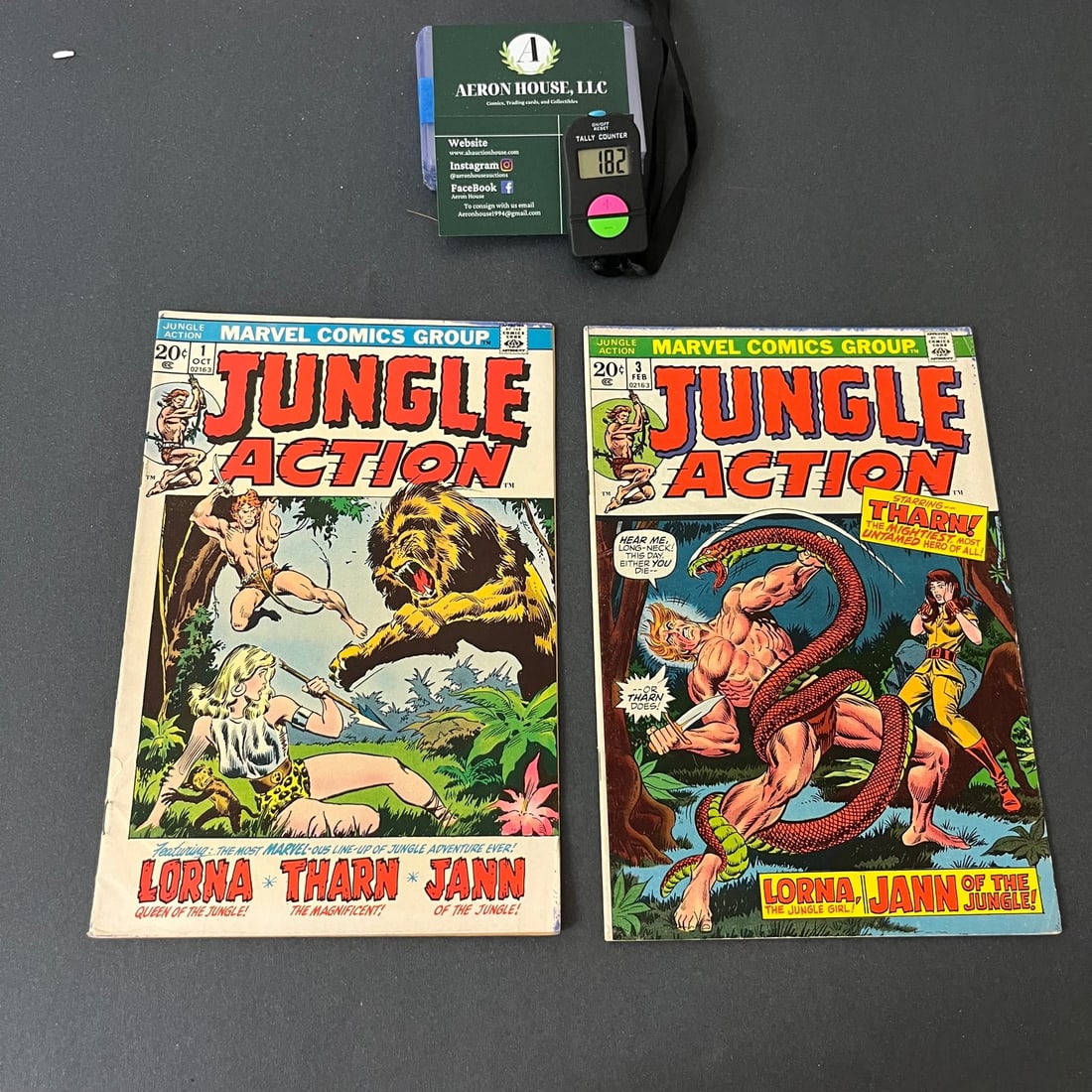 Jungle Action 1, 3, & 4 Bronze Age Marvel (1 of 2)