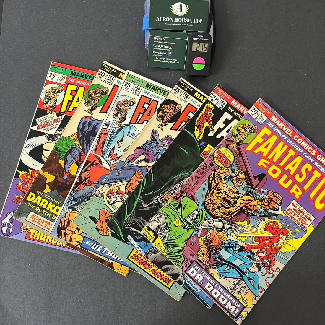 Fantastic Four Bronze Age Comic Lot w/ 252 Tattooz (1 of 6)