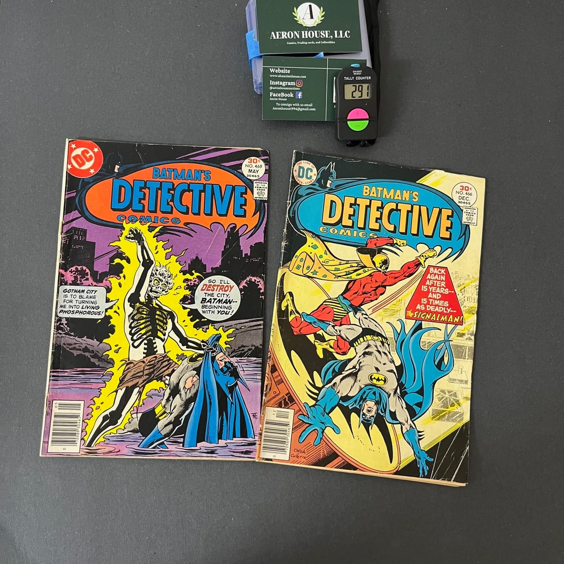 Detective Comics 469, 466, 465, 462 (1 of 2)