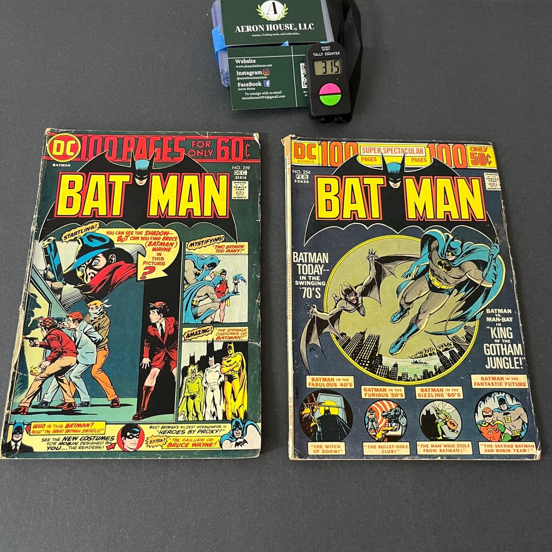 Batman 259, and 254 100 Pg Spectaculars (1 of 1)