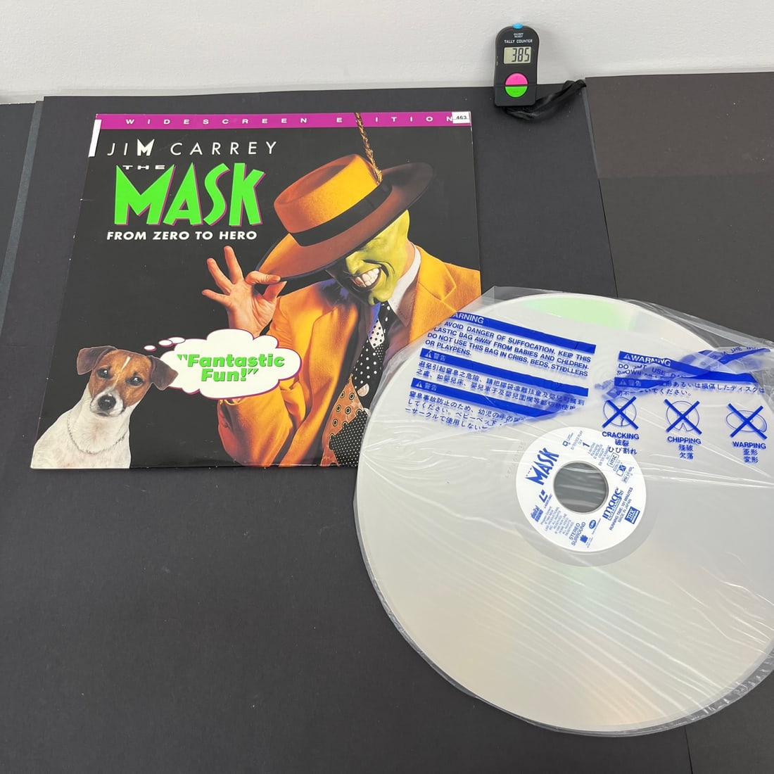 Jim Carrey Laser Disc Lot w/ RARE Rubberface (1 of 4)