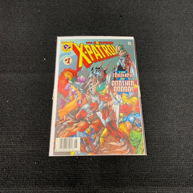 X-Patrol 1 RARE Newstand Edition Amalgam (1 of 1)