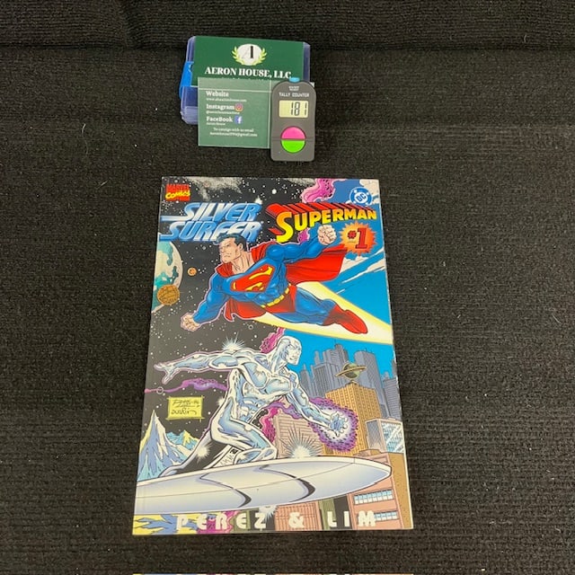 Silver Surfer & Superman 1: We are a veteran owned company. Please look at the pictures carefully to determine what you believe the condition of collectible is. We are currently accepting consignments. Email us a aeronhouse1994@