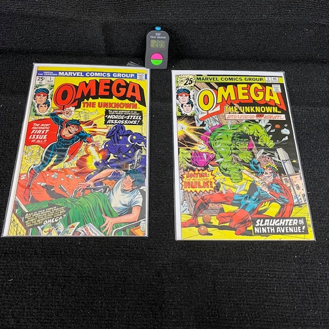 Omega the Unknown 1 & 2 Marvel Bronze Age (1 of 1)