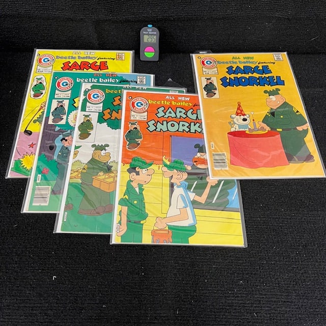 Beetle Bailey Feat. Sarge Snorkel Comic Lot: We are a veteran owned company. Please look at the pictures carefully to determine what you believe the condition of collectible is. We are currently accepting consignments. Email us a aeronhouse1994@