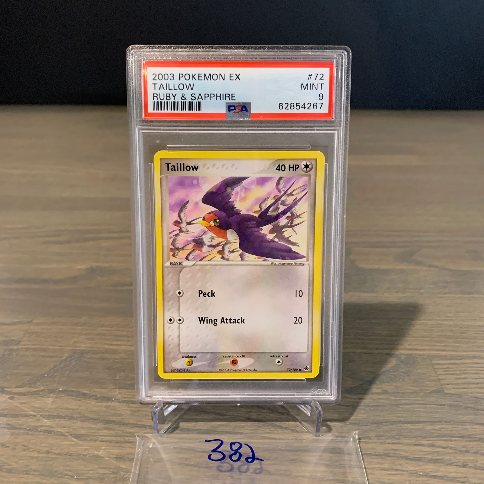 PSA 9 Taillow Pokemon Card (1 of 2)