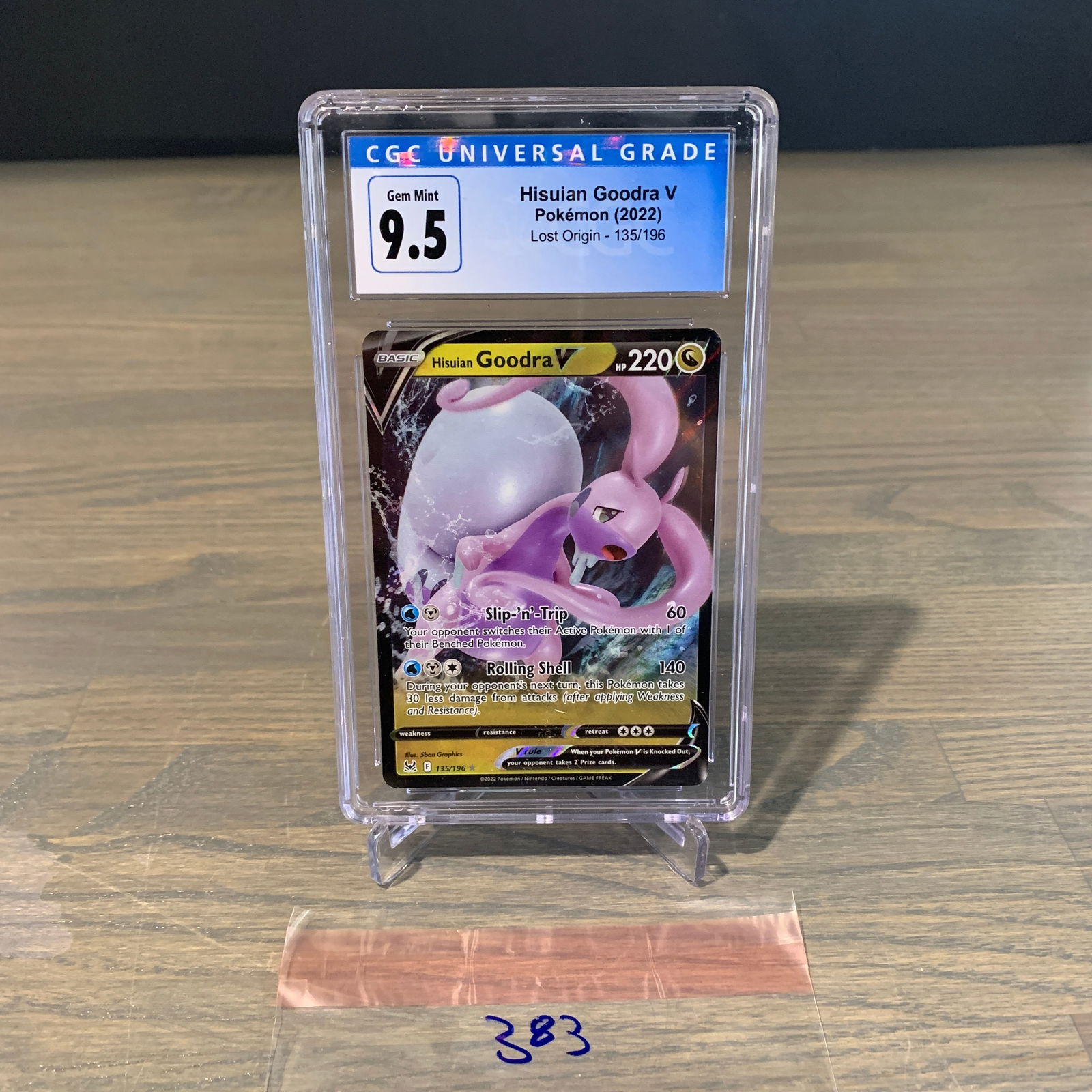 CGC 9.5 Hisuian Goodra V Pokemon Card (1 of 2)
