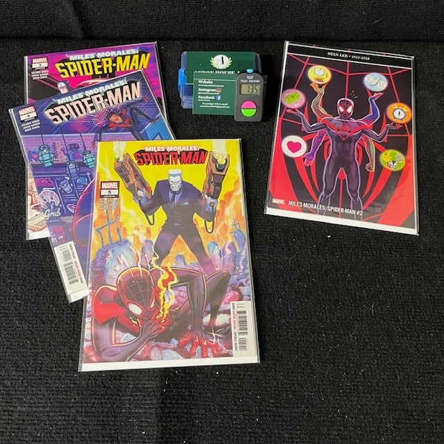 Miles Morales Spider-man Lot w/Variants: We are a veteran owned company. Please look at the pictures carefully to determine what you believe the condition of collectible is. We are currently accepting consignments. Email us a aeronhouse1994@