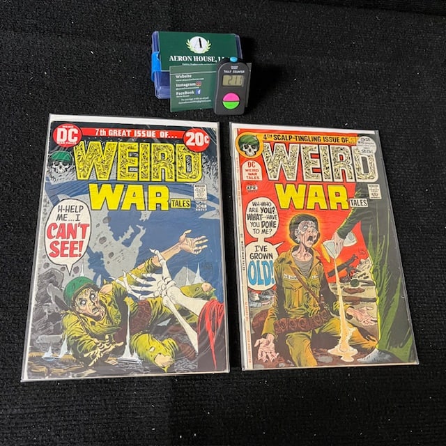 Weird War Tales 4 & 7 DC Bronze Age Joe Kubert Art (1 of 1)