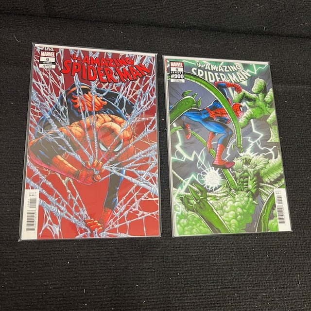 Amazing Spider-man 6 LGY 900 Variant Covers: We are a veteran owned company. Please look at the pictures carefully to determine what you believe the condition of collectible is. We are currently accepting consignments. Email us a aeronhouse1994@