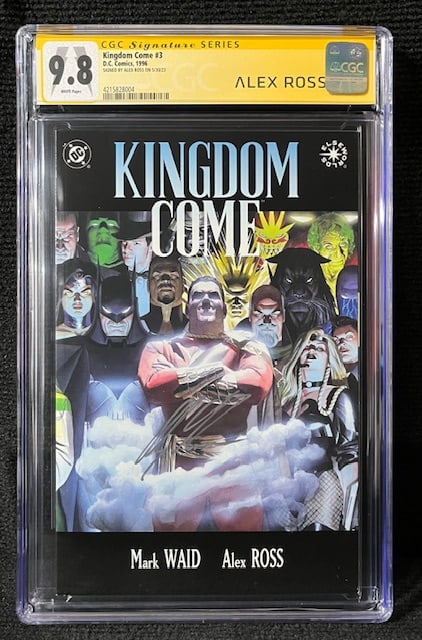 Kingdom Come 3 CGC SS 9.8 Signed by Alex Ross (1 of 1)