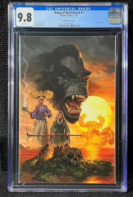 Kong Skull Island 1 Robles Virgin 1:19 RI  CGC 9.8 (1 of 1)