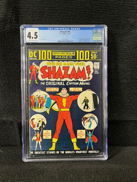 Shazam 8 CGC 4.5 1st app Black Adam Reprint (1 of 1)