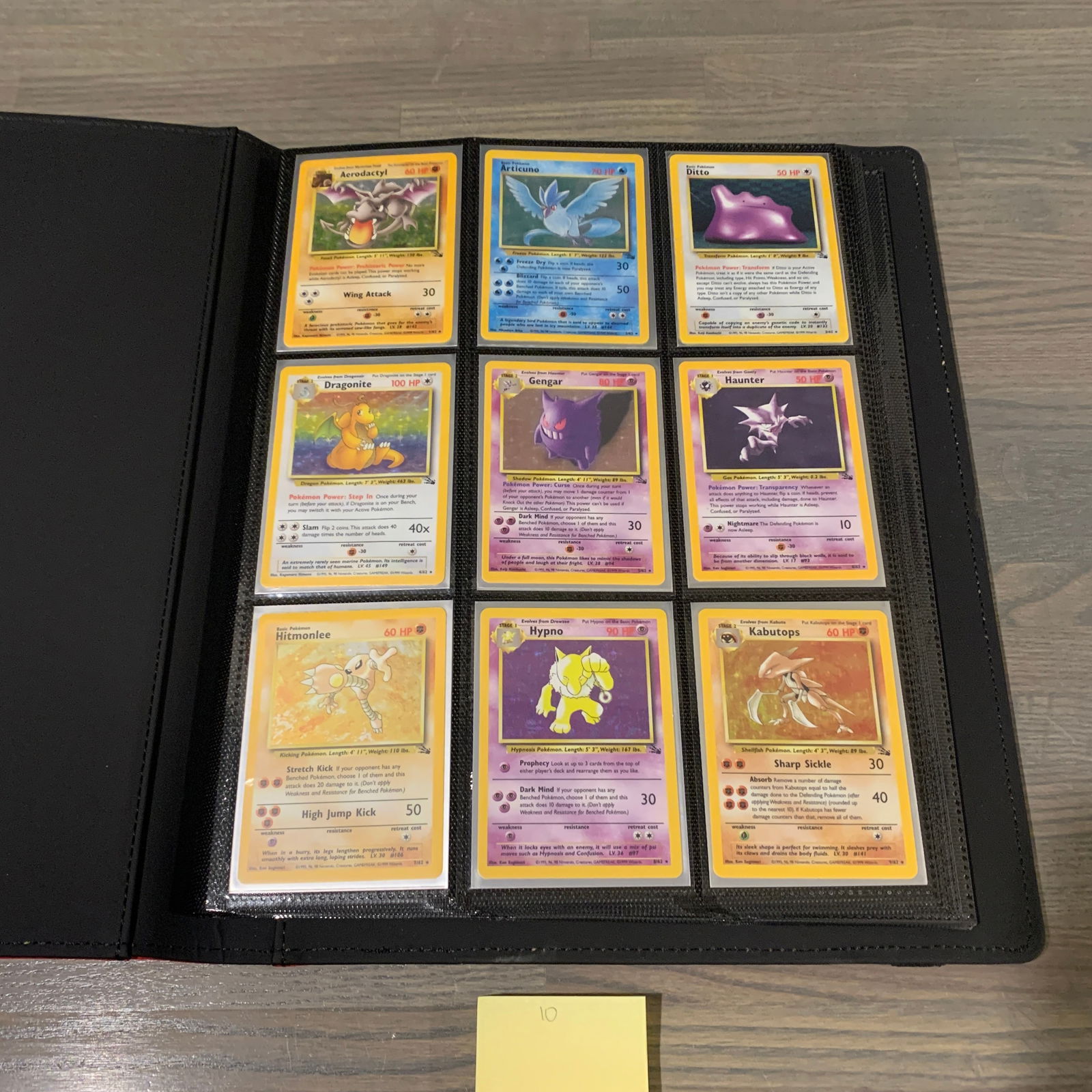 Fossil Pokemon cards vintage Master Set (1 of 5)