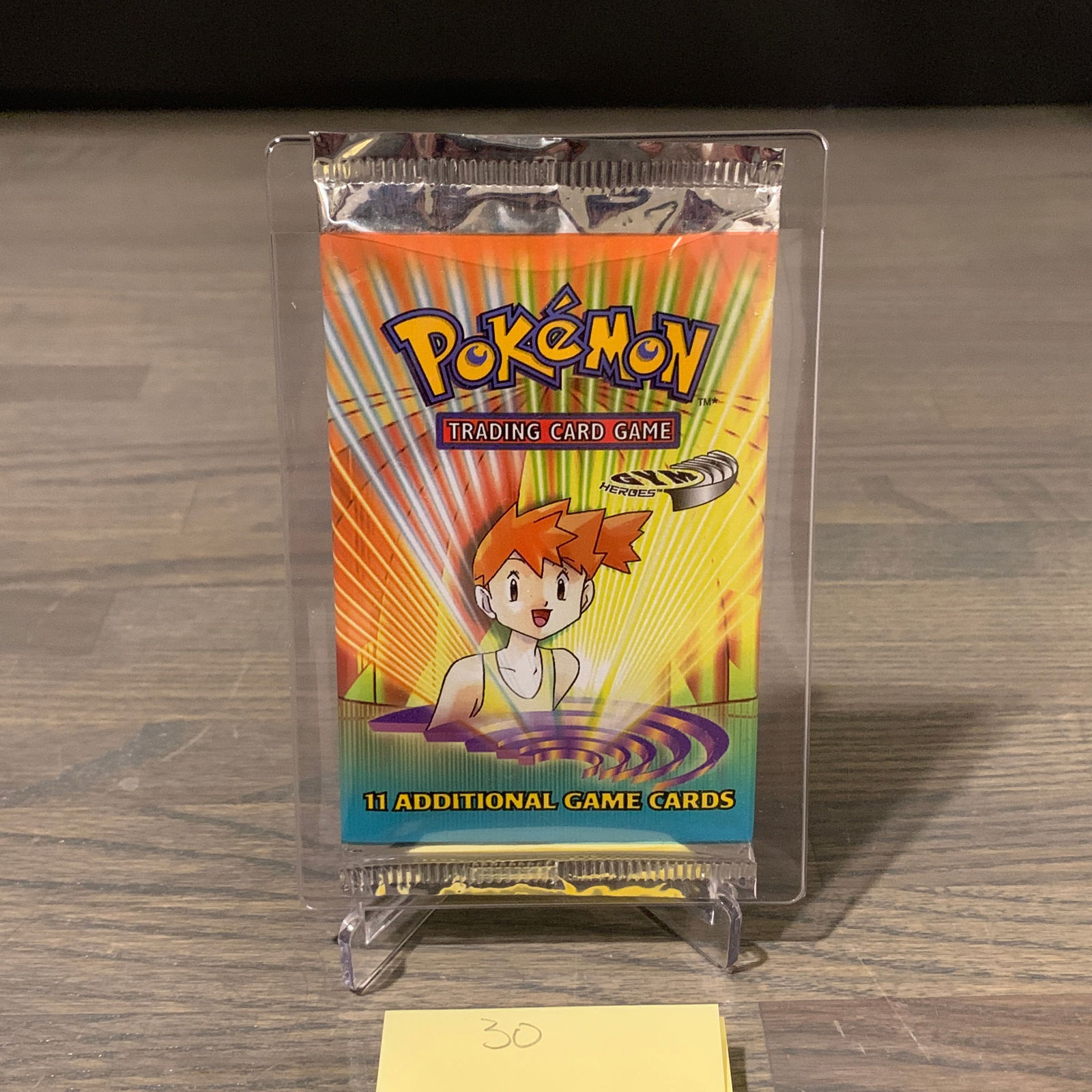 Factory Sealed Gym Heroes Pokemon Card Pack (1 of 2)