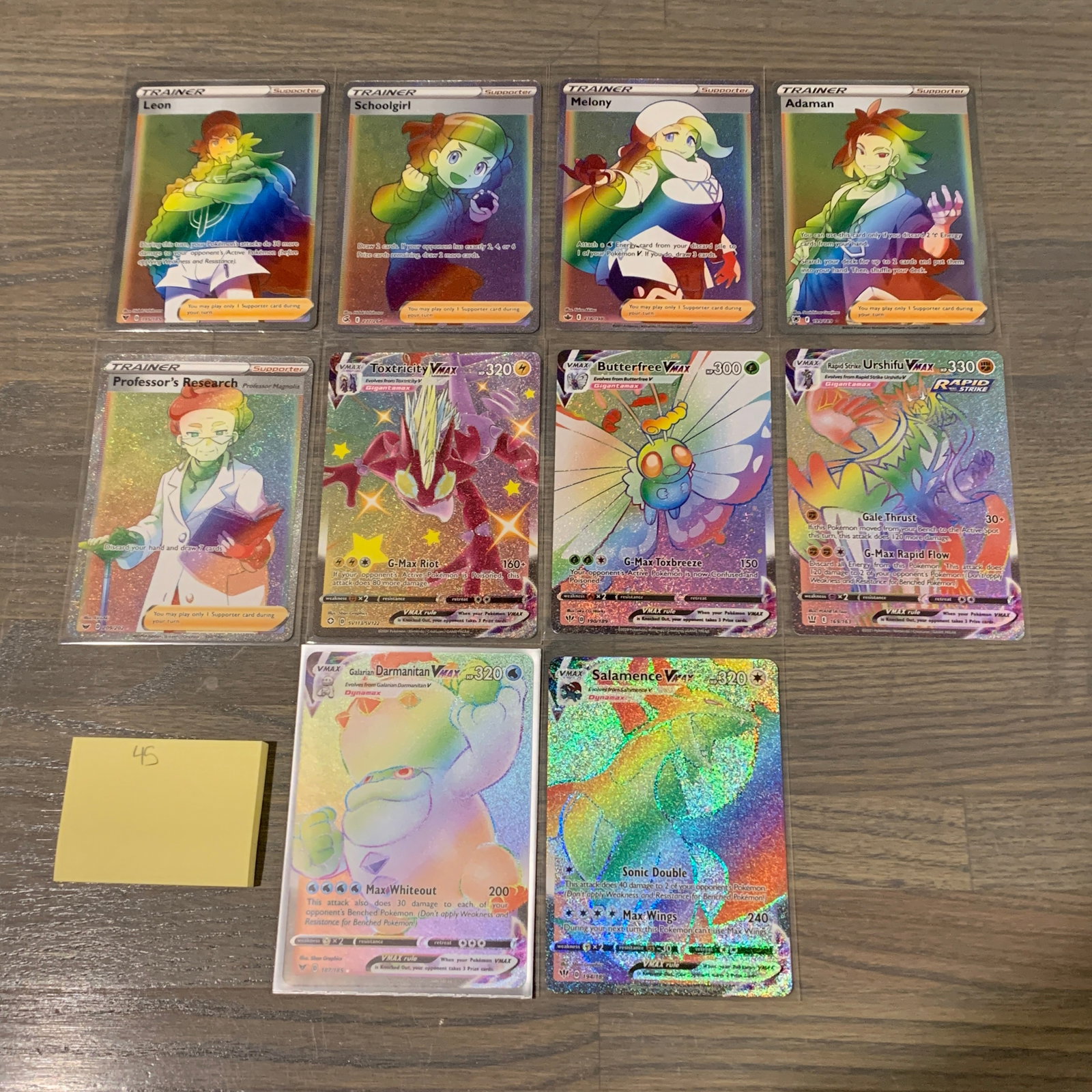 Rainbow Rare Pokemon cards, Salamence: Lot of 10 Rainbow Rare Pokemon Cards. We are a veteran owned company. Please look at the pictures carefully to determine what you believe the condition of collecitible is. We are currently accepting c