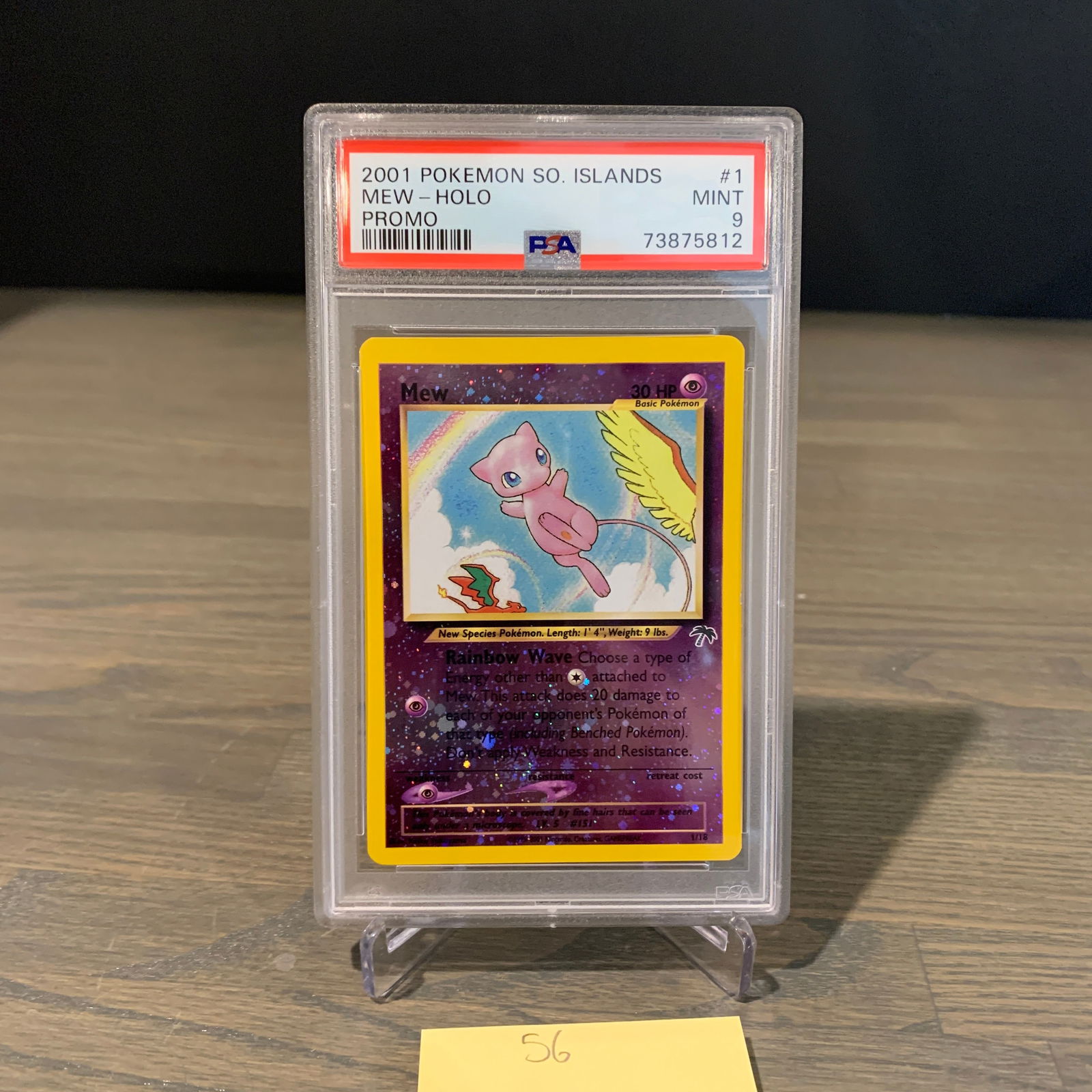 PSA 9 Mew Southern Islands Promo Pokemon Card (1 of 3)
