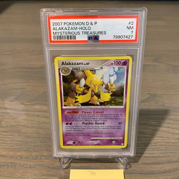  Pokemon - Alakazam (2) - Mysterious Treasures - Holo