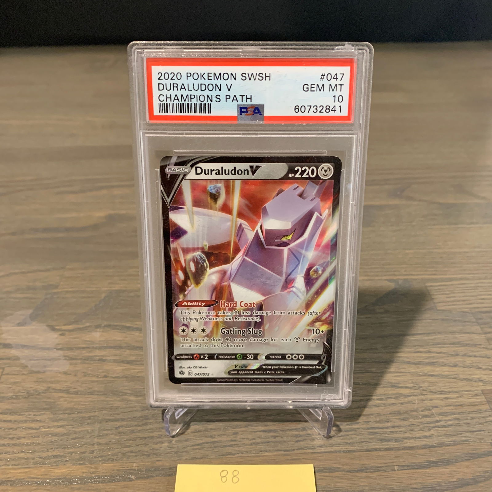 PSA 10 Duraludon V Pokemon Card (1 of 2)