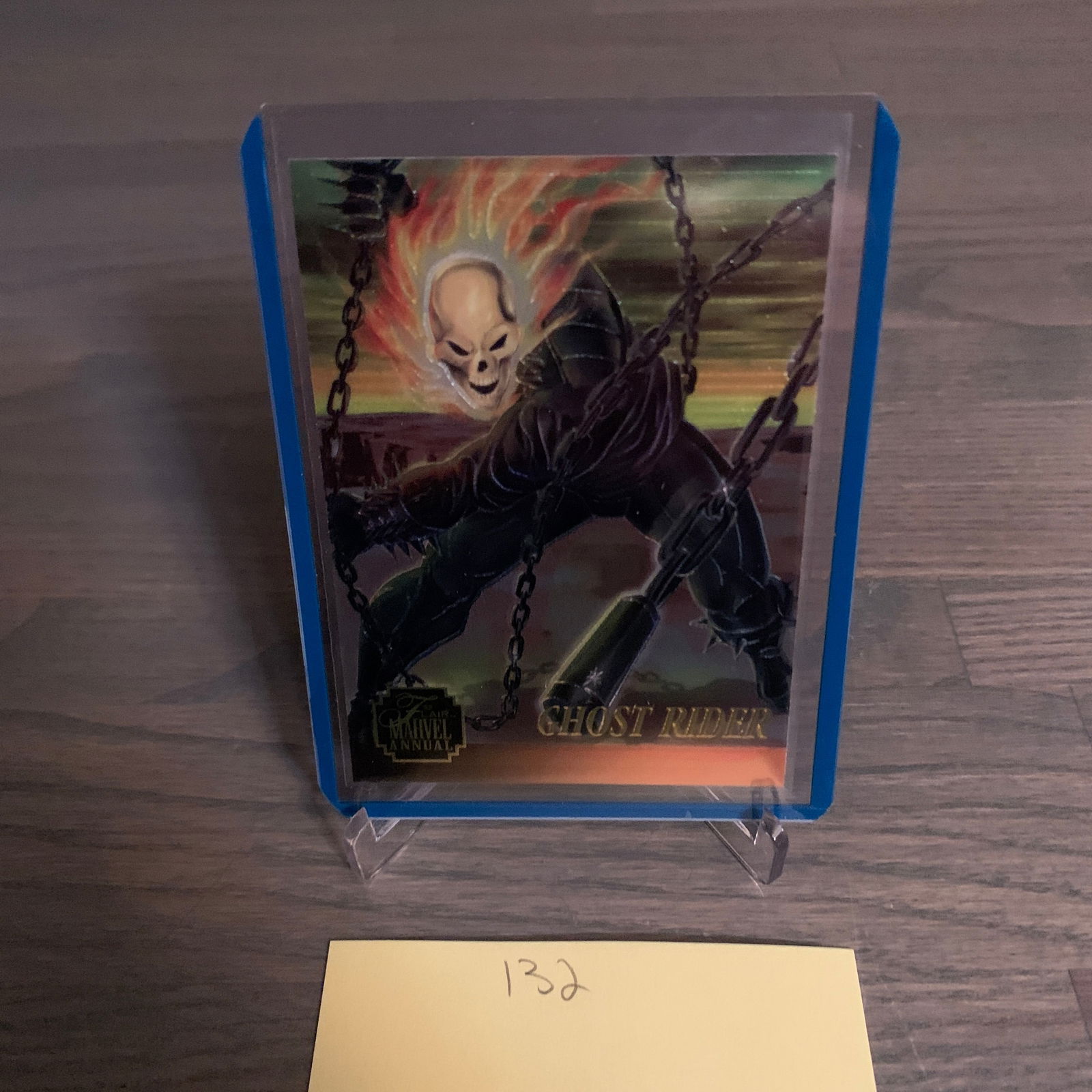 1995 Flair Marvel Annual Ghost Rider Trading Card (1 of 2)