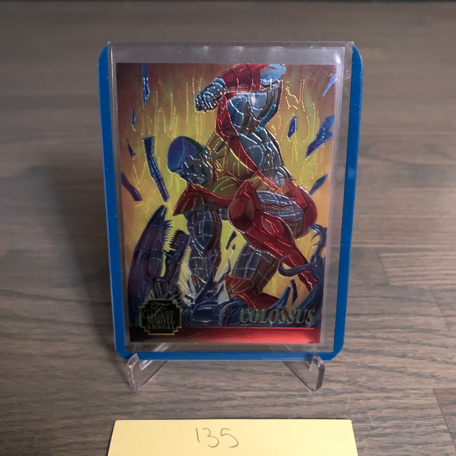 1995 Flair Marvel Annual Colossus Trading Card (1 of 2)