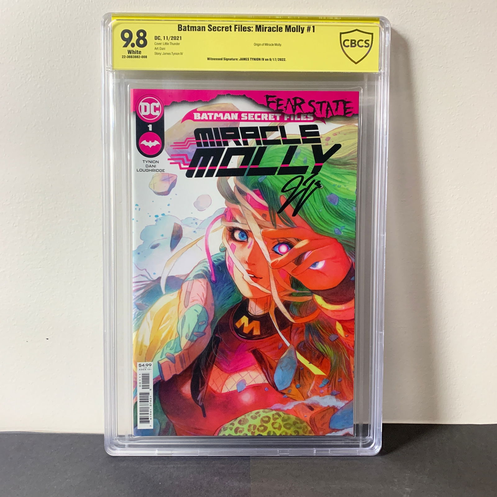 Batman Secret Files: Miracle Molly #1 CBCS 9.8 Signed James Tynion (1 of 4)