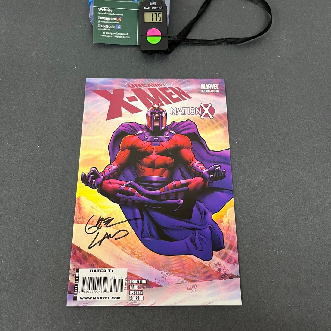 X-men 521 Signed by Greg Land (1 of 1)