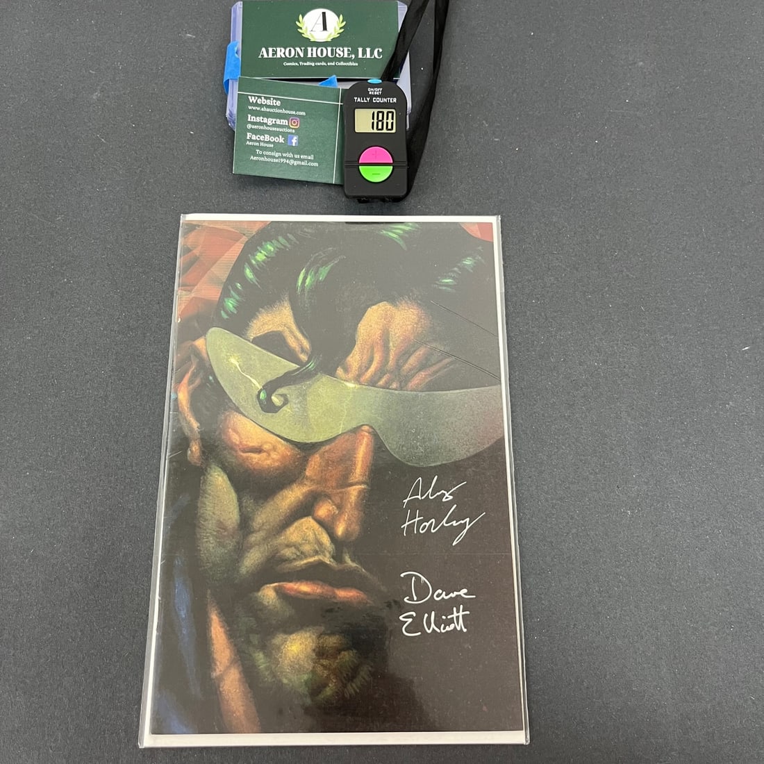 Sharky 1 Signed by Dave Elliott & Alex Horley DF COA (1 of 2)