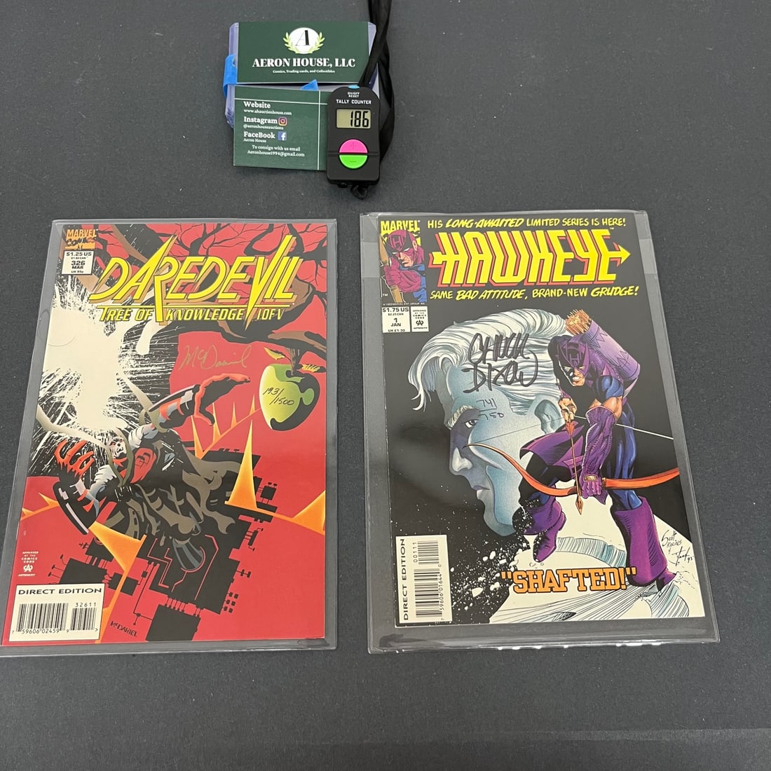 Daredevil & Hawkeye Dynamic Forces Signed Comics (1 of 5)