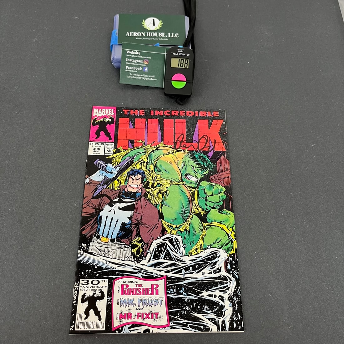Hulk 396 Signed by peter David (1 of 2)