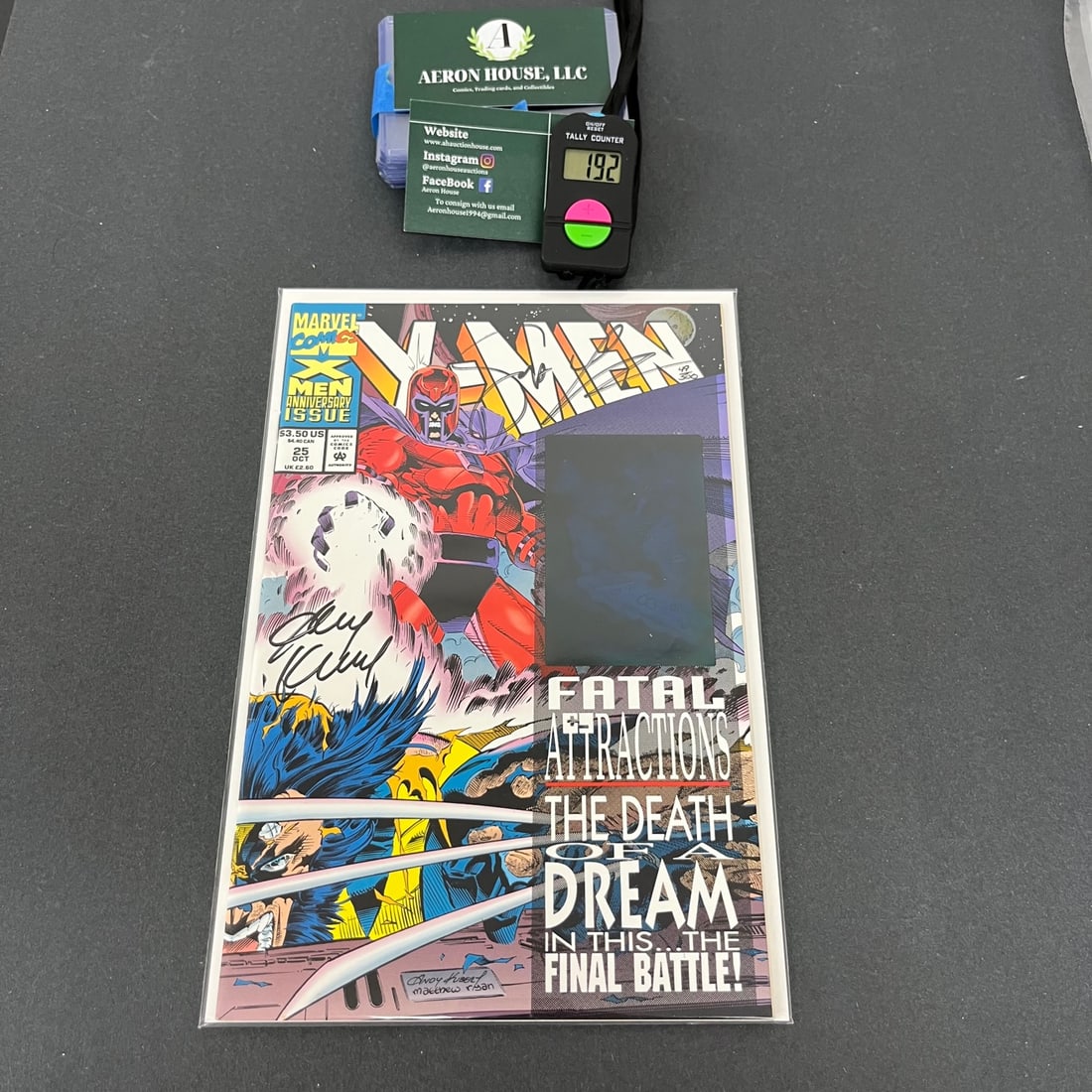 X-men 25 Signed Adam Kubert + DF COA 49/500 (1 of 4)