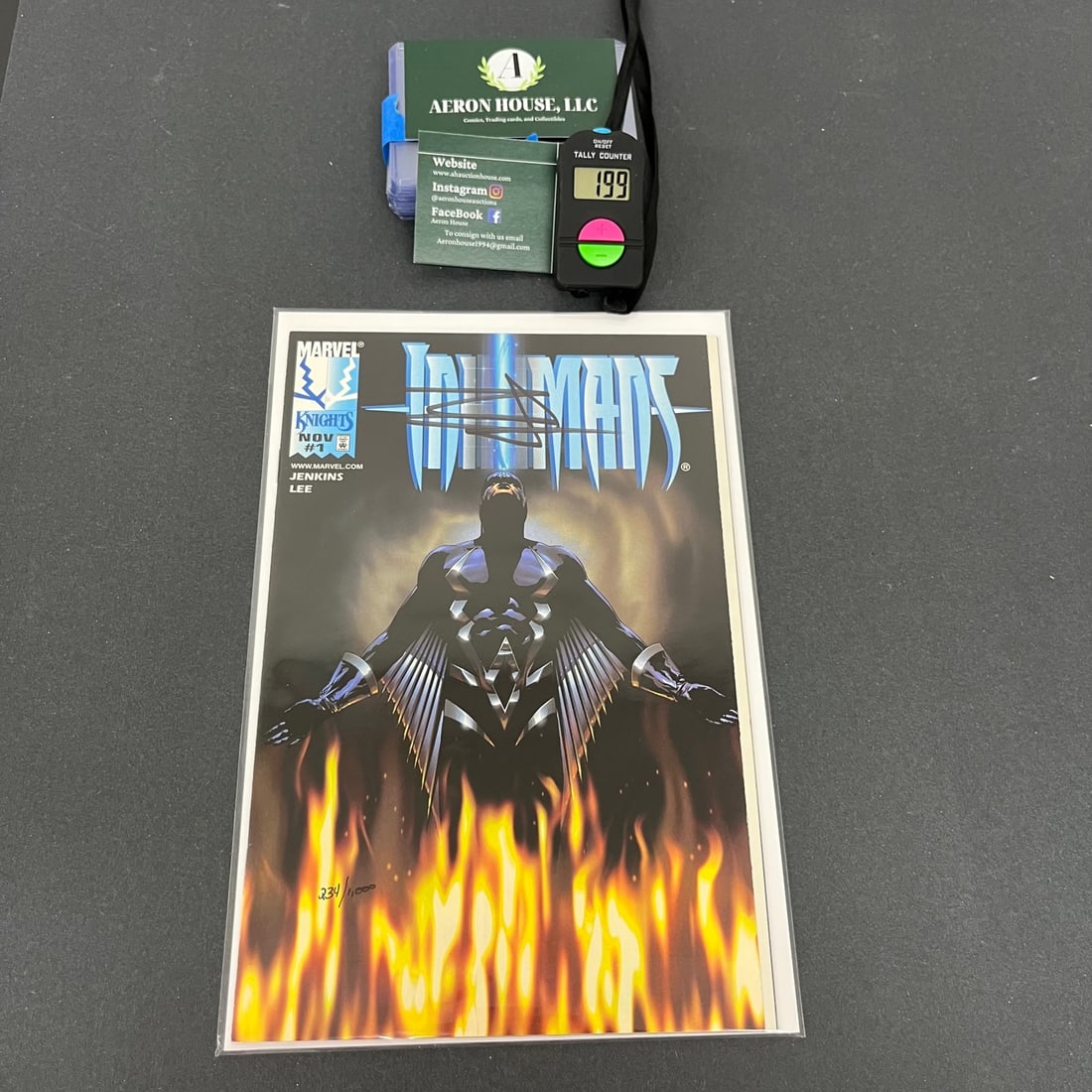 Inhumans 1 Signed Jae Lee DF COA Exclusive Variant (1 of 3)