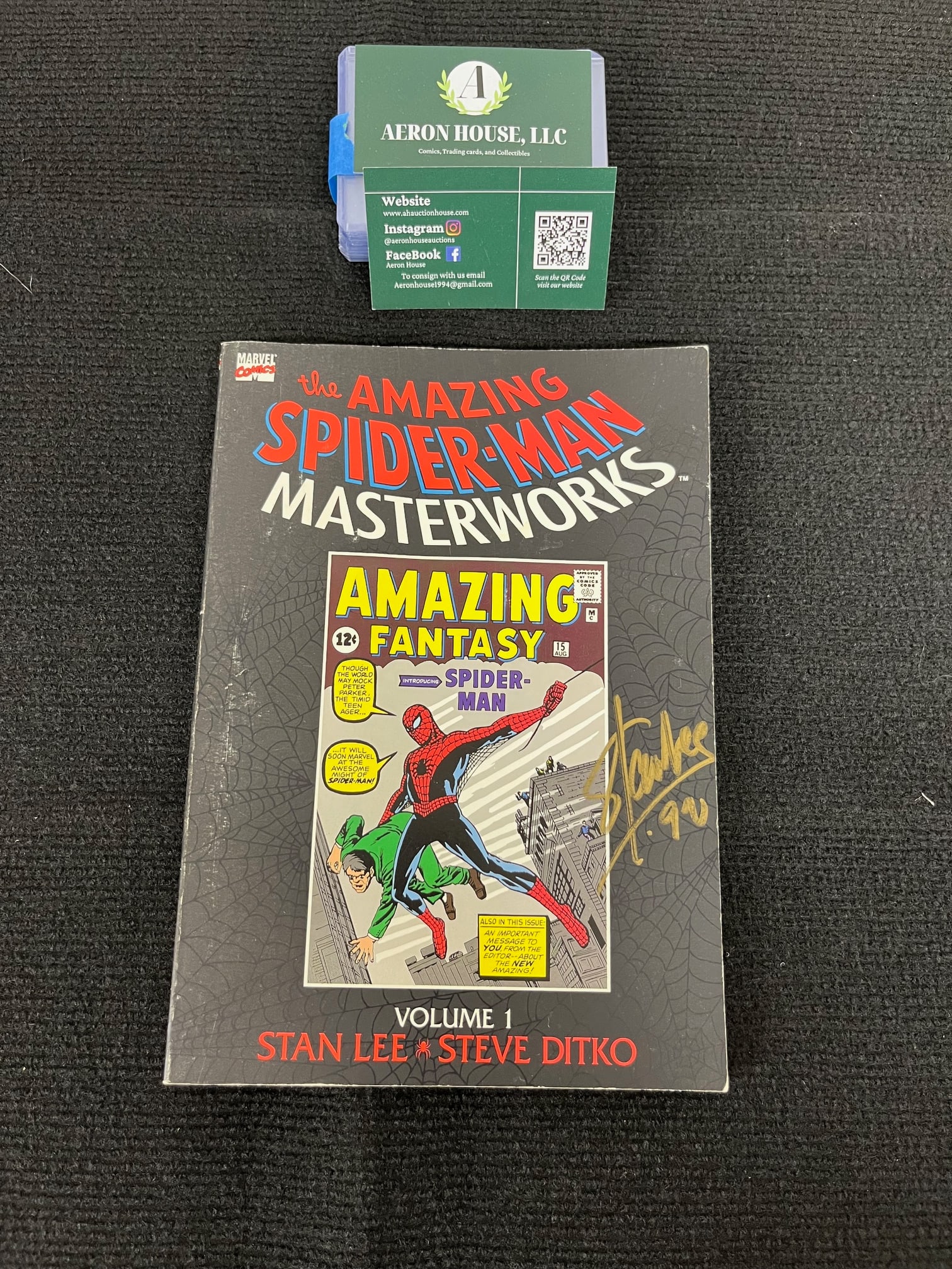 Amazing Spider-man Masterworks Signed by Stan Lee w/JSA LOA! (1 of 4)