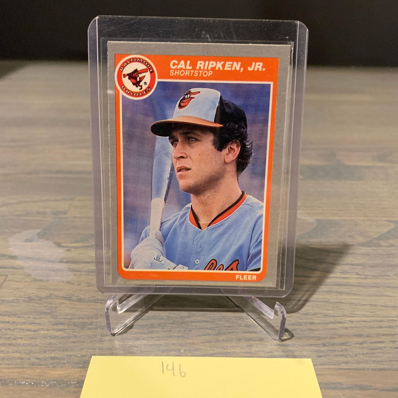 85' Fleer Cal Ripken Jr. Baseball Card (1 of 2)