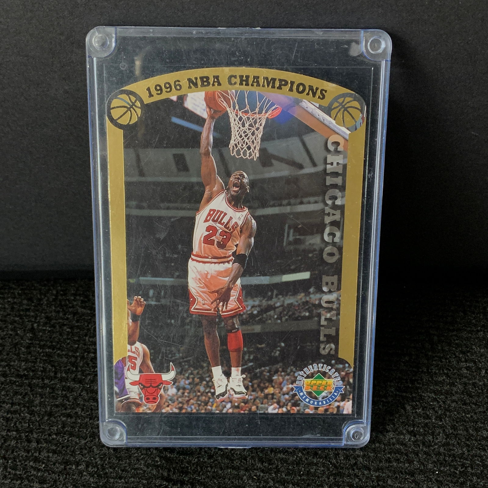 1996 UD Chicago Bulls NBA Champs Michael Jordan (1 of 2)