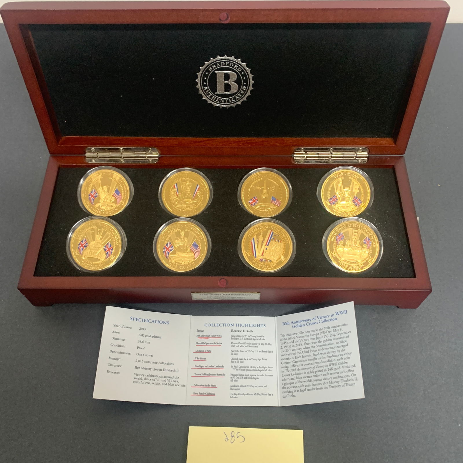 70th Anniversary WW2 Gold coin proofs (1 of 7)
