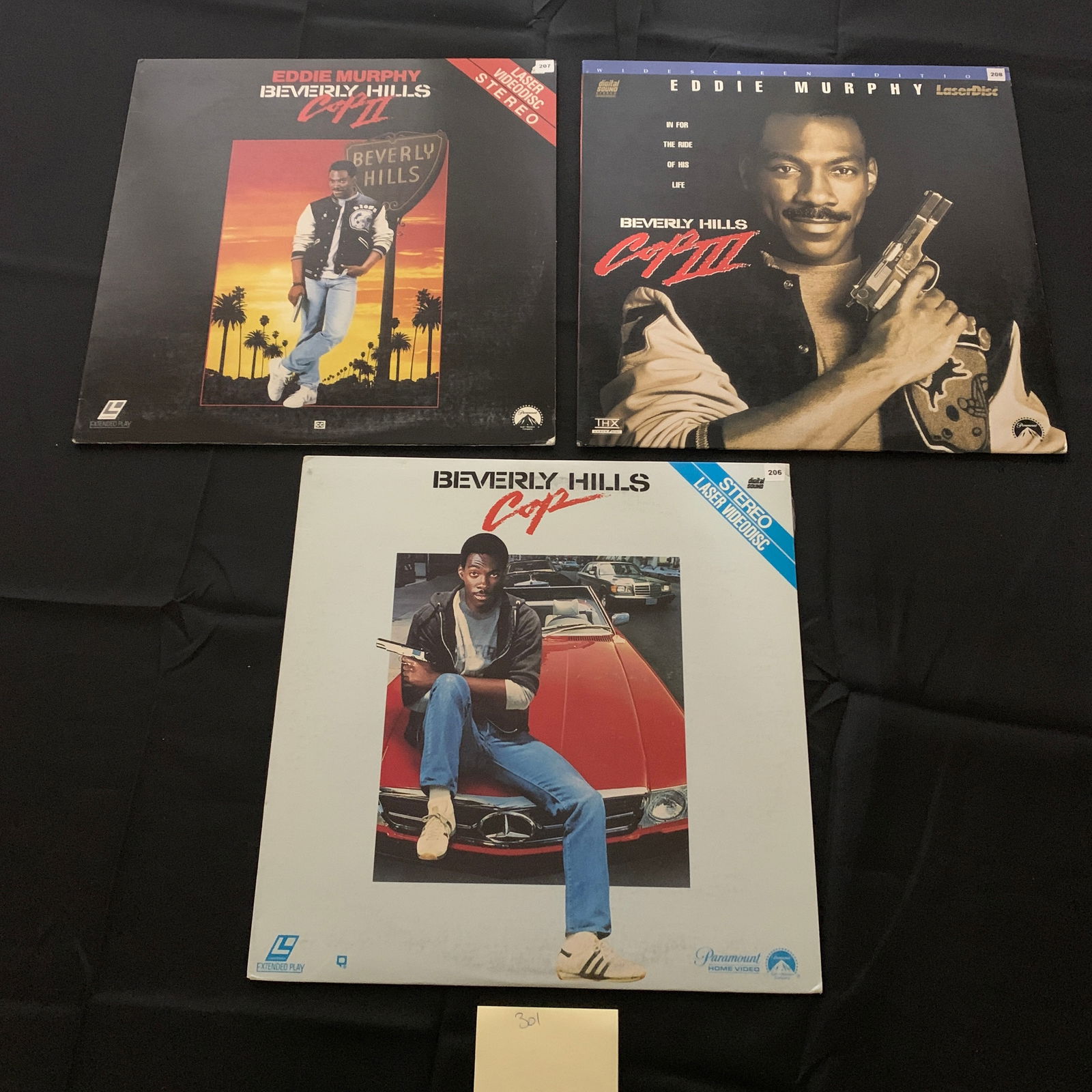 Beverly Hills Cop 1, 2, 3 Laser Disc Set (1 of 2)