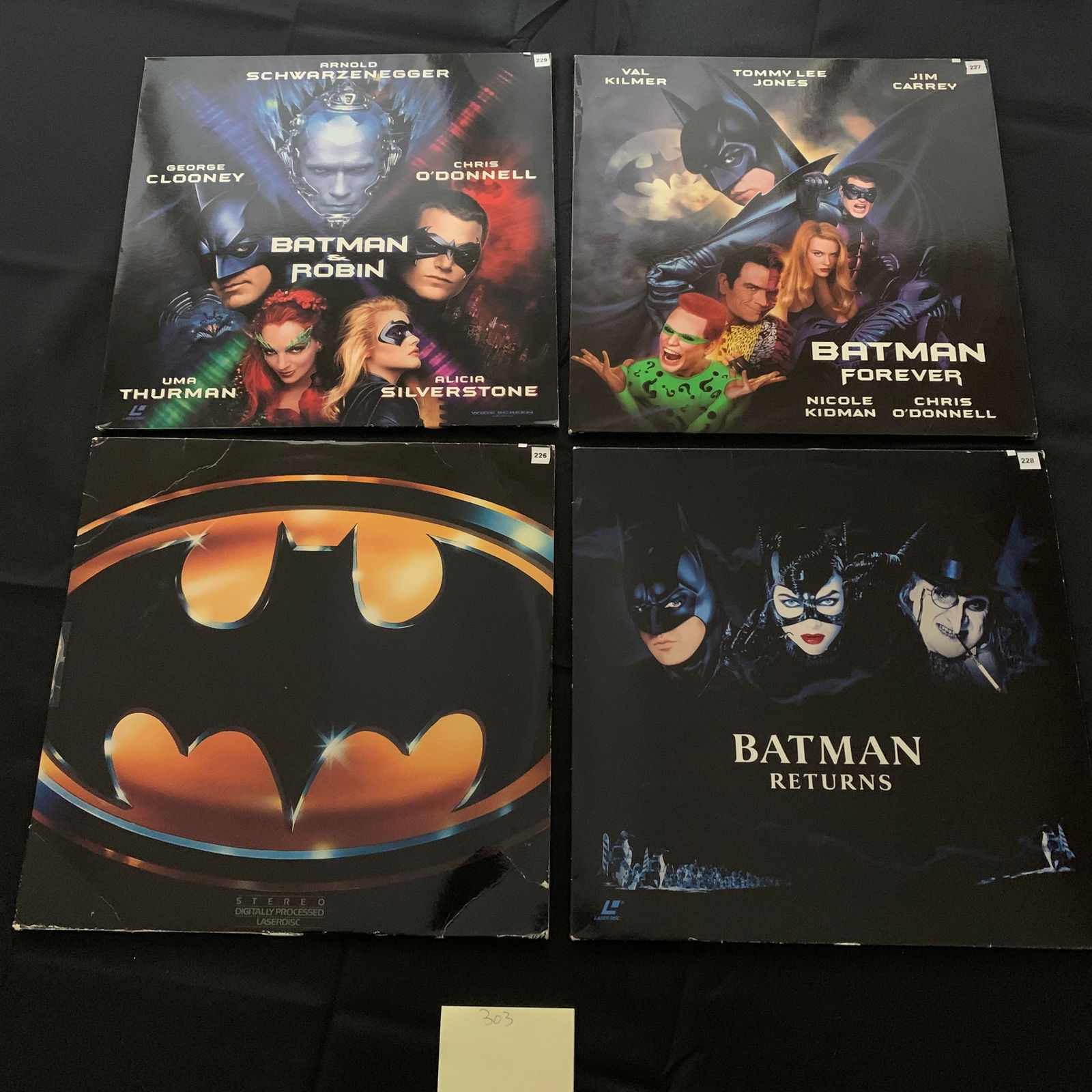 Lot of Batman Laser Discs (1 of 2)