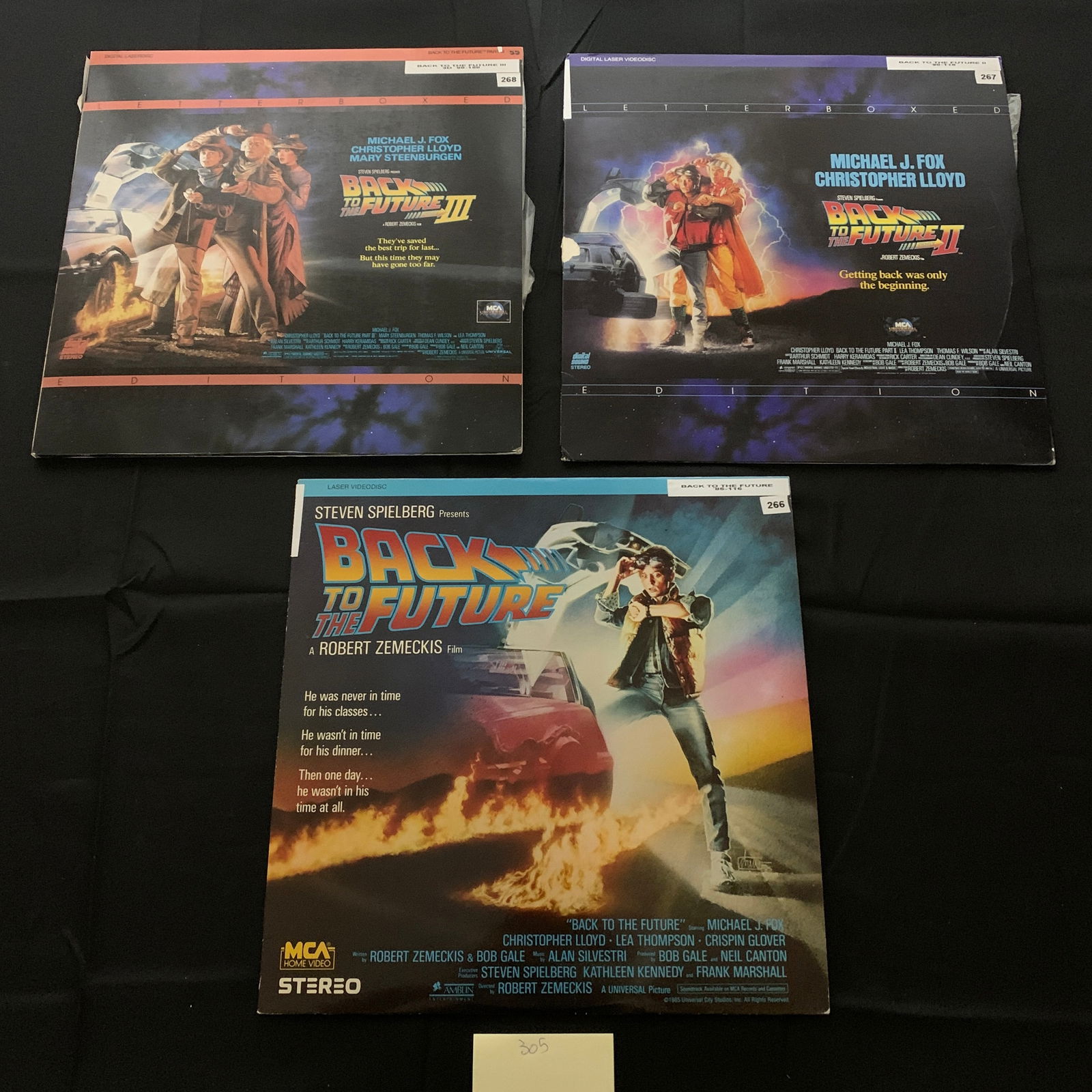 Back to the Future 1, 2, 3 Laser Disc Set (1 of 2)