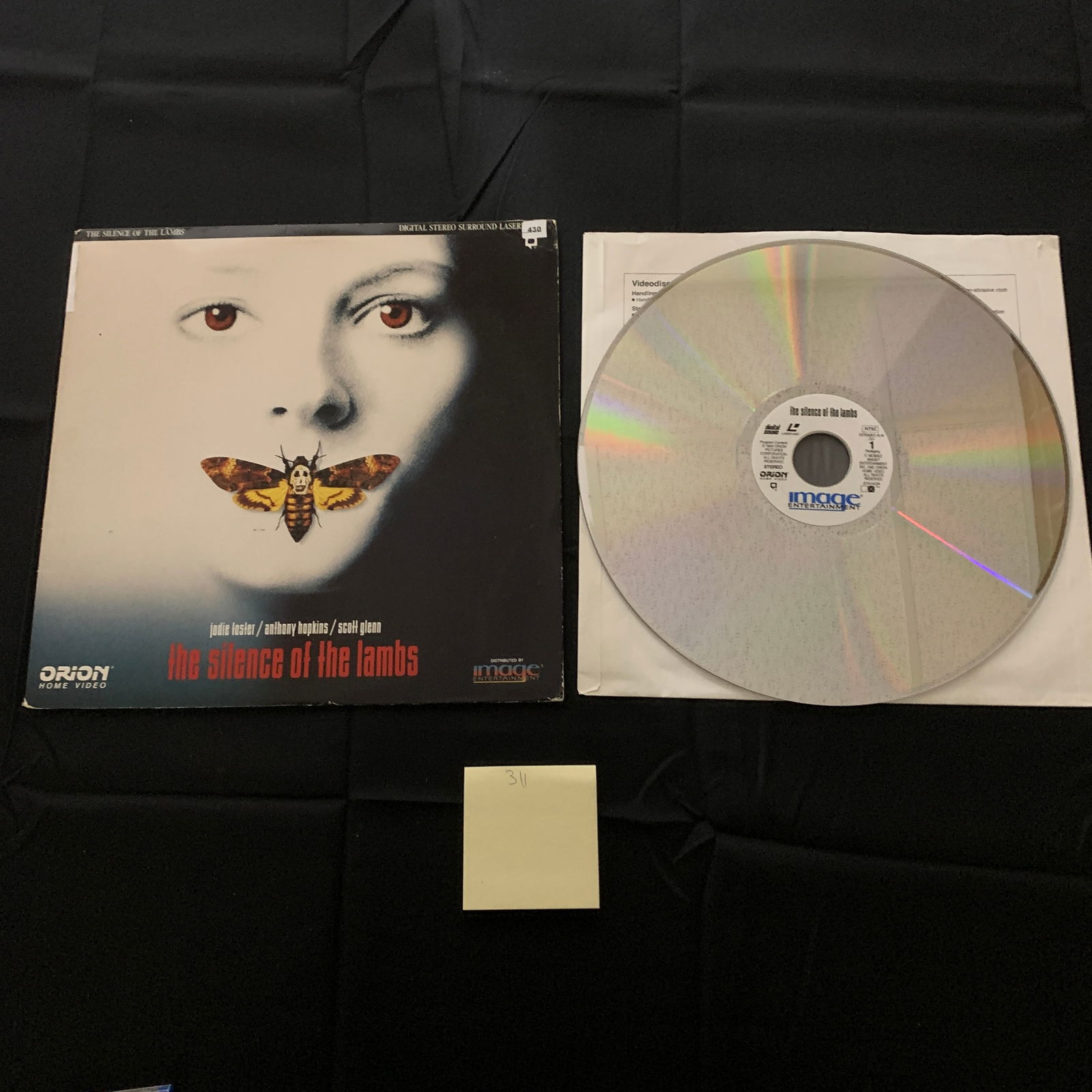 The Silence of the Lambs Laser Disc: The Silence of the Lambs Laser Disc. We are a veteran owned company. Please look at the pictures carefully to determine what you believe the condition of collecitible is. We are currently accepting co