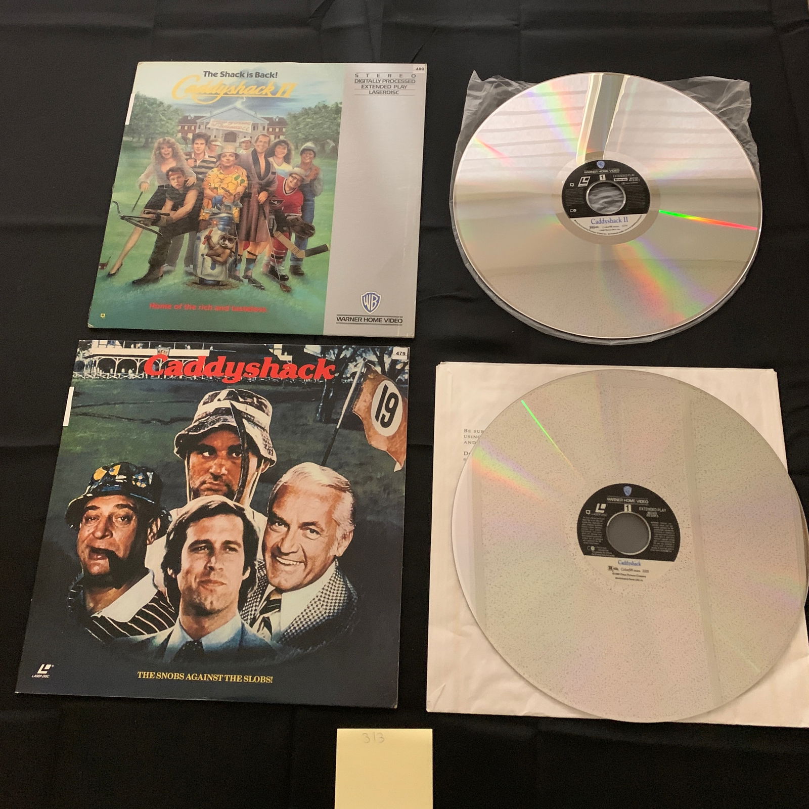 Caddyshack 1 & 2 Laser Discs (1 of 2)