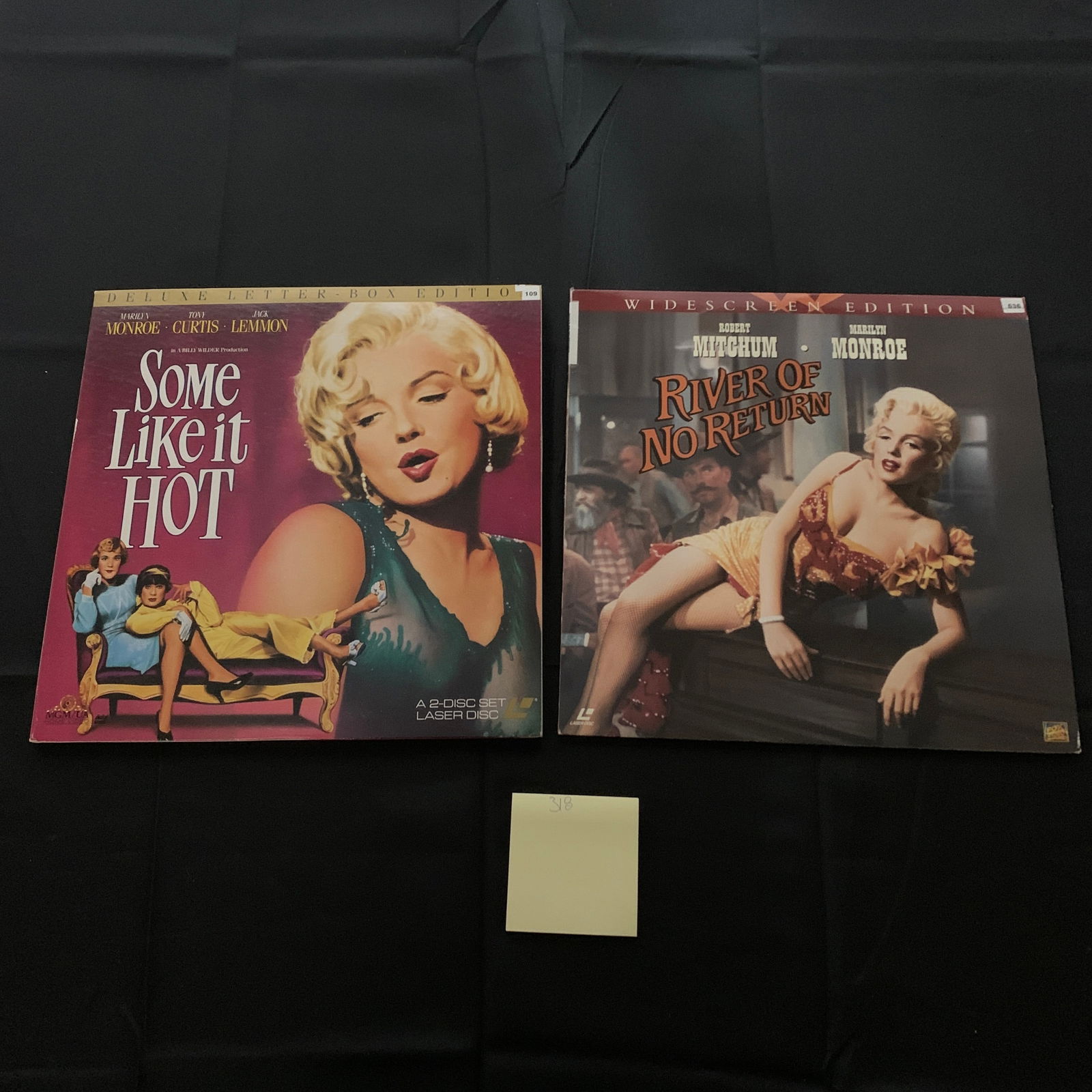 Marilyn Monroe Movies Laser Discs (1 of 3)