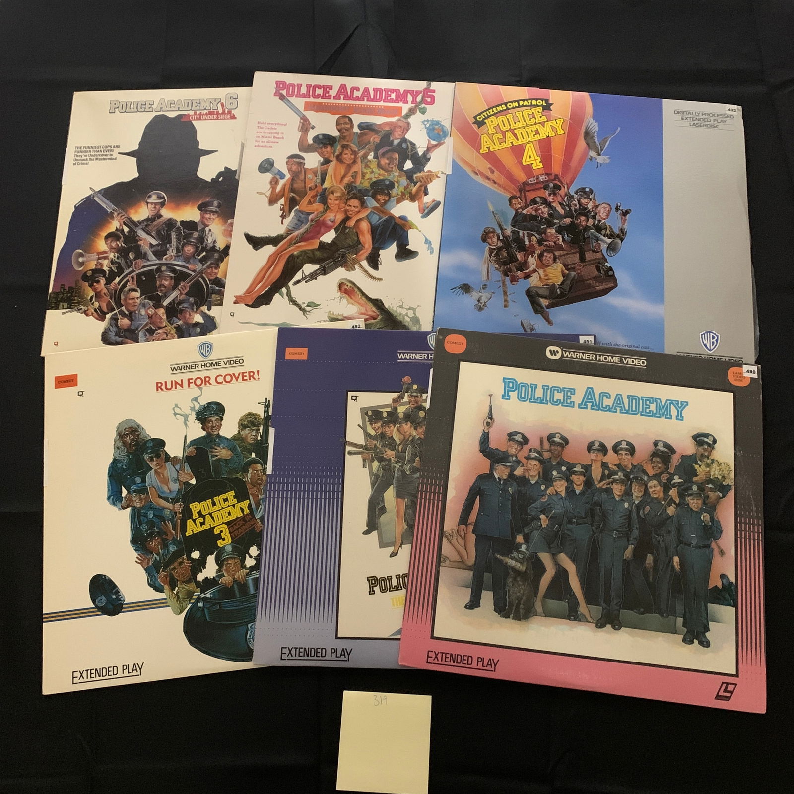 Police Academy 1-6 Laser Discs (1 of 5)