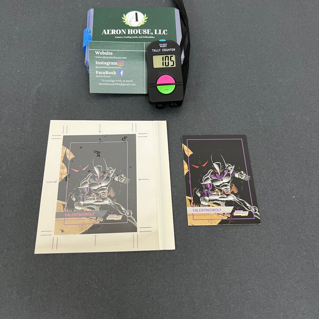 Shadowhawk Trading Card Artist Proof w/Card (1 of 2)