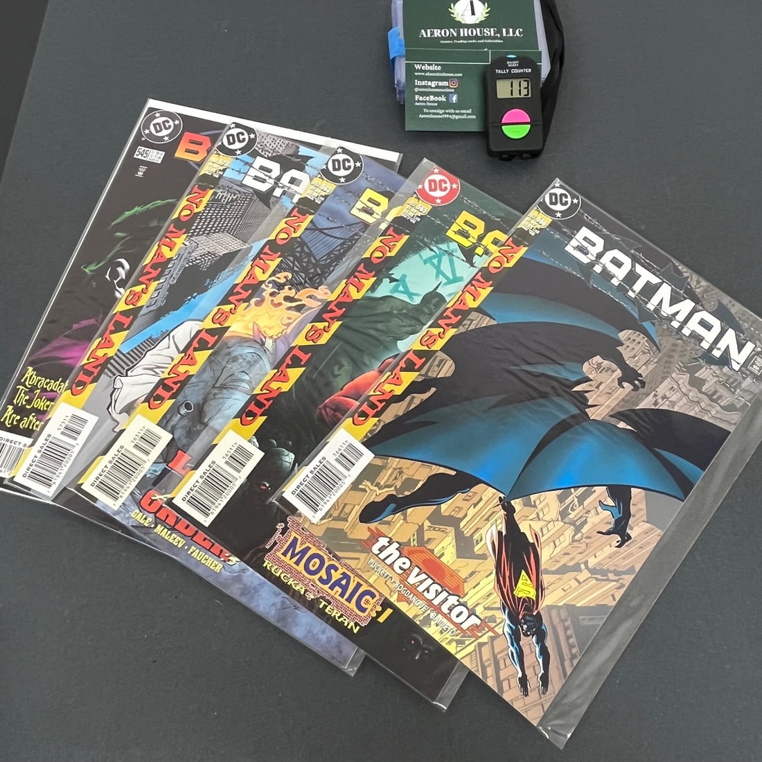 Batman 1st Series No Man's Land + Lot: We are a veteran owned company. Please look at the pictures carefully to determine what you believe the condition of collectible is. We are currently accepting consignments. Email us a aeronhouse1994@