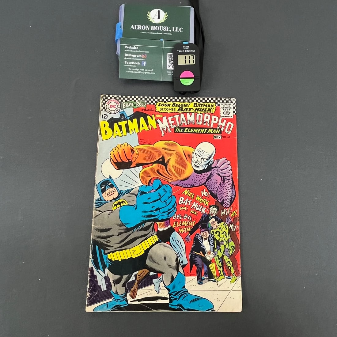 Batman Brave & the Bold 68 Silver Age DC: We are a veteran owned company. Please look at the pictures carefully to determine what you believe the condition of collectible is. We are currently accepting consignments. Email us a aeronhouse1994@
