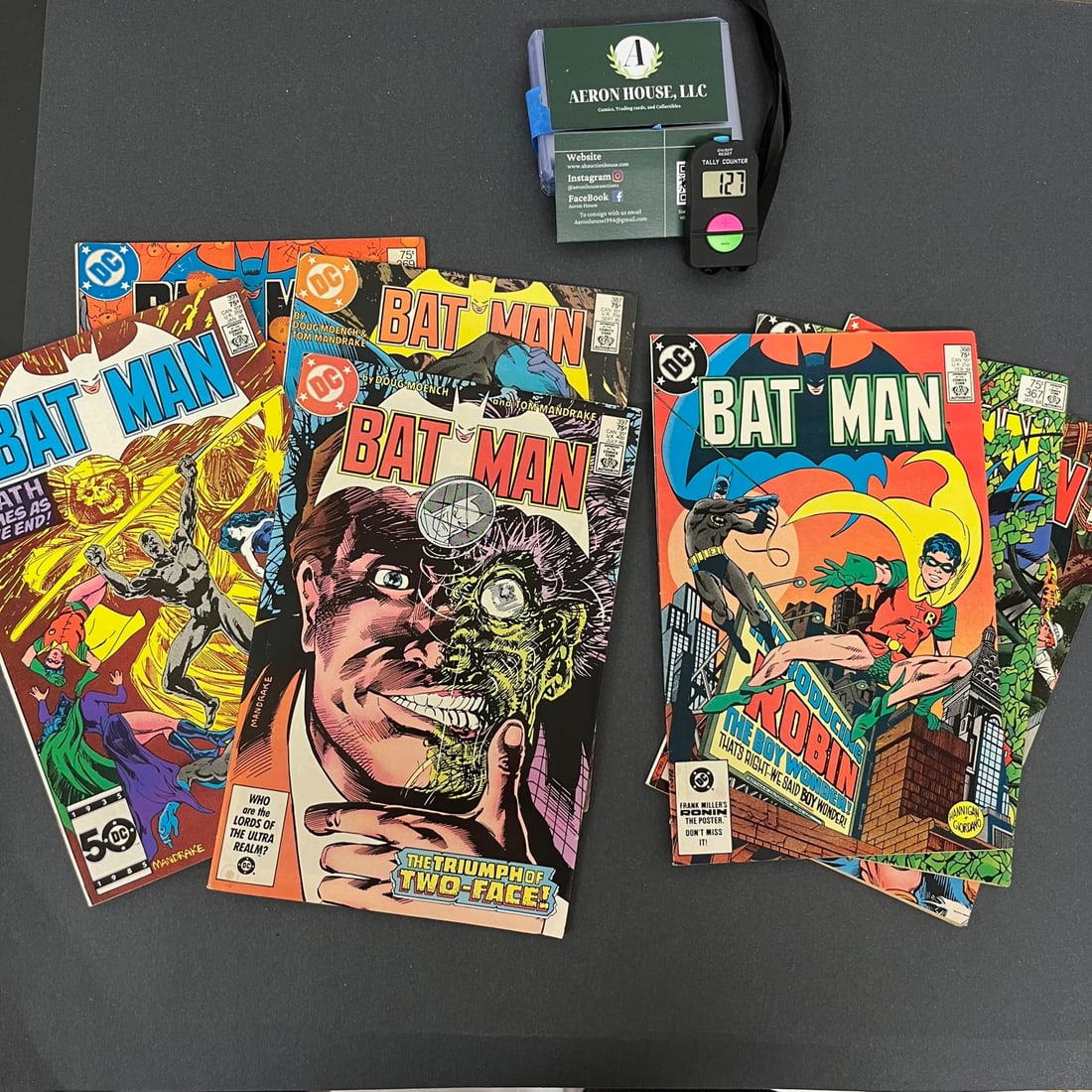 Batman Copper Age Lot w/368 1st Jason Todd Robin: We are a veteran owned company. Please look at the pictures carefully to determine what you believe the condition of collectible is. We are currently accepting consignments. Email us a aeronhouse1994@