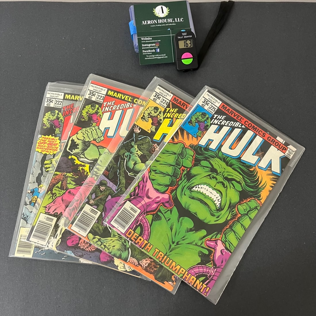 Incredible Hulk 1st Series 222-227 & 229 (1 of 2)